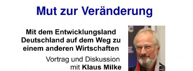 Mut zur Veränderung