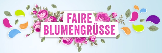 Faire Blumengrüße